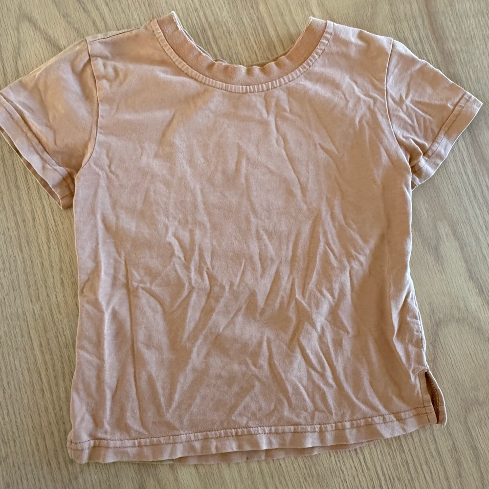 Peach Short Sleeve Kids Tee
